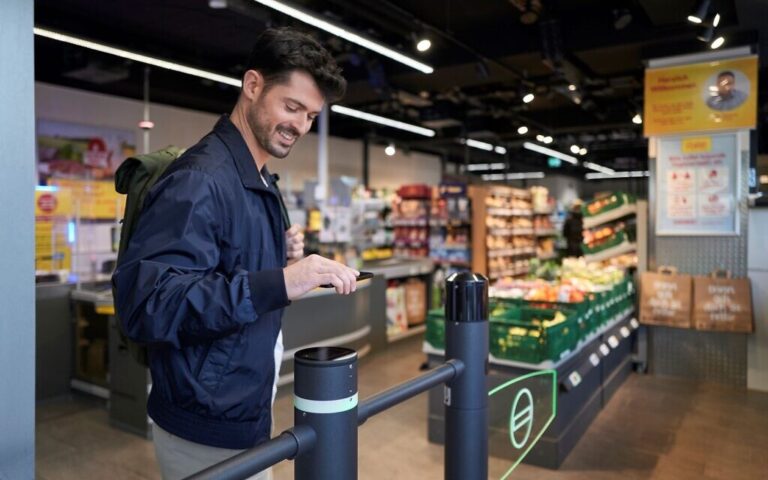 A Netto store in Munich powered by Trigo's checkout-free tech, October 2021. (Stefan Hobmaier)