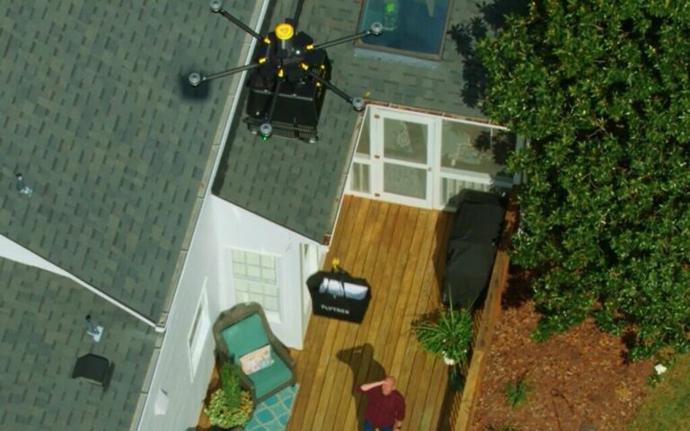 Tarte dans le ciel : les drones de la startup israélienne livrent dans votre jardin en 15 minutes