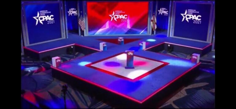 La scène CPAC avait la forme de la rune Othala… qui est quoi ?