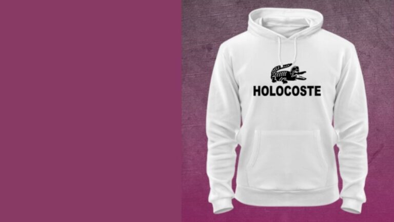 Le sweat-shirt "Holocoste" enlevé par un groupe juif ukrainien