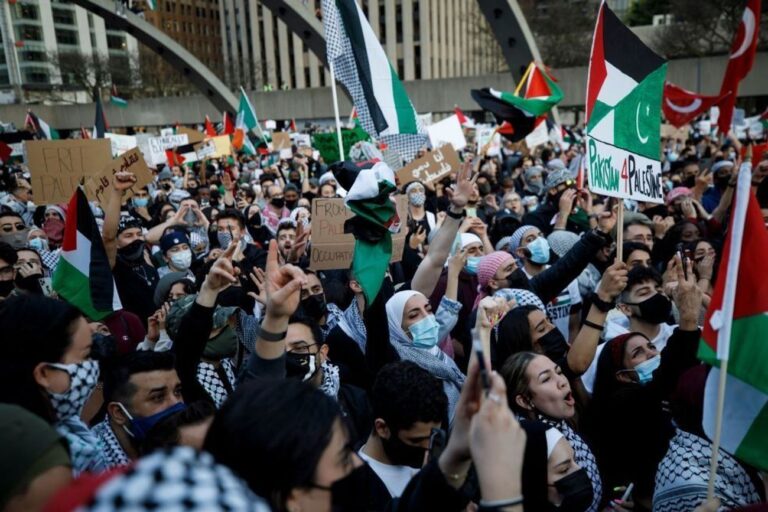 Les étudiants de Toronto sont sortis en soutien aux droits des Palestiniens.  La réalité est plus complexe
