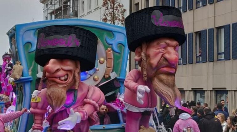 Le char antisémite du défilé belge n'a été raciste qu'accidentellement, selon le gouvernement