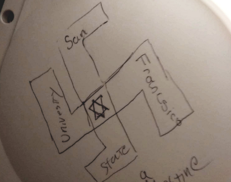 Un jour.  Quatre villes.  Quatre croix gammées.