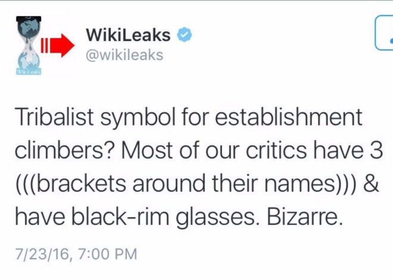 Un activiste publie des DM de Wikileaks, y compris des messages antisémites