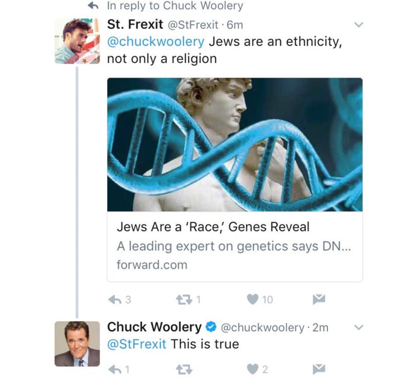 Chuck Woolery, ancien animateur de Love Connection, continue de divaguer sur les Juifs