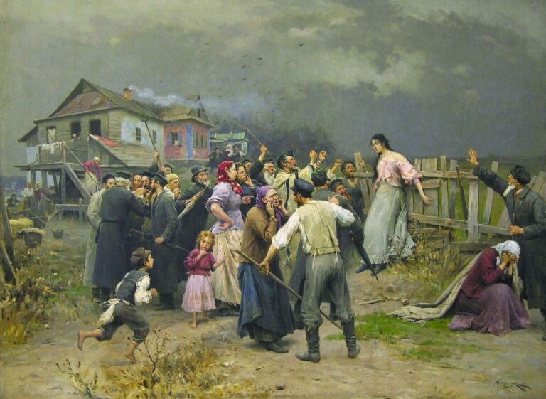 La célèbre peinture de 1899 démystifie-t-elle le mythe du « violon sur le toit » sur les mariages mixtes ?