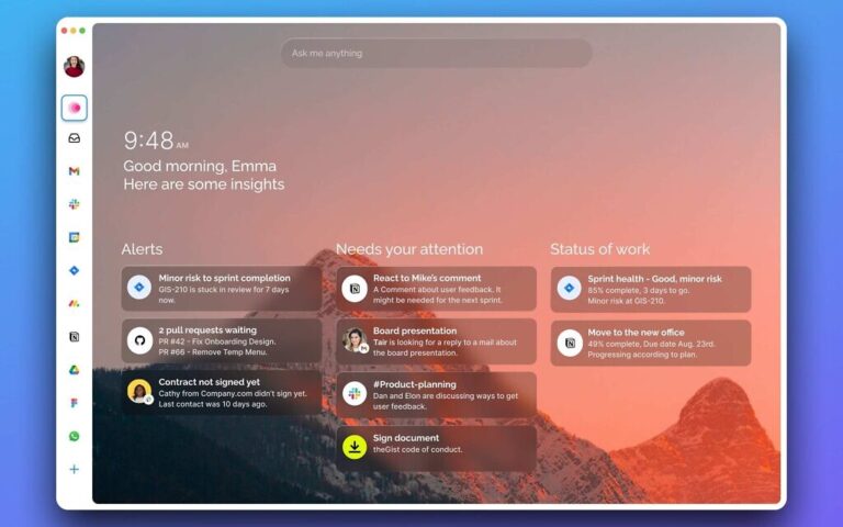 Découvrez une plate-forme inter-applications d'IA en milieu de travail qui montre aux employés ce qui est important