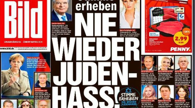 Un journal allemand dénonce l'antisémitisme