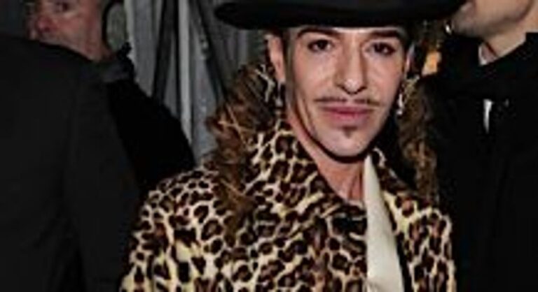 John Galliano renverse à Vanity Fair