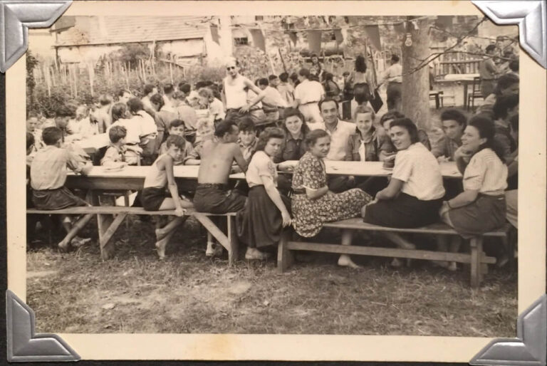 The play pieces together fragments of archival photos, memories and recordings to explore the question of our responsibility to the past.