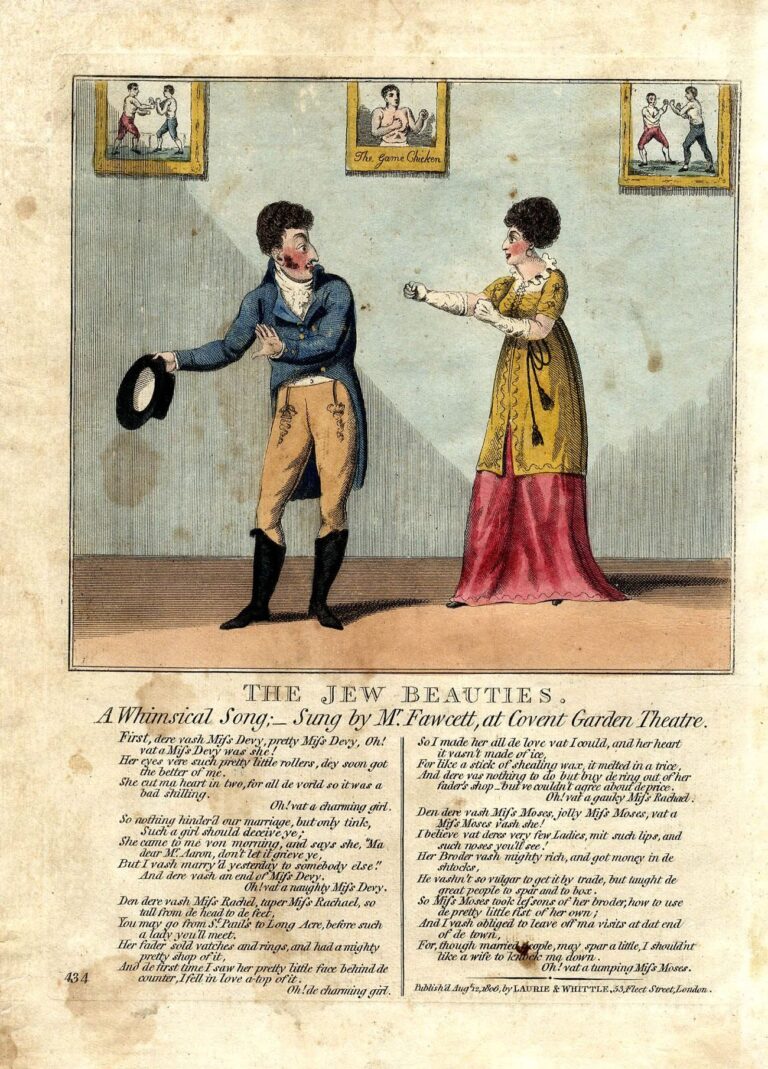 Juifs sur scène et dans le public dans l’Angleterre du XVIIIe siècle