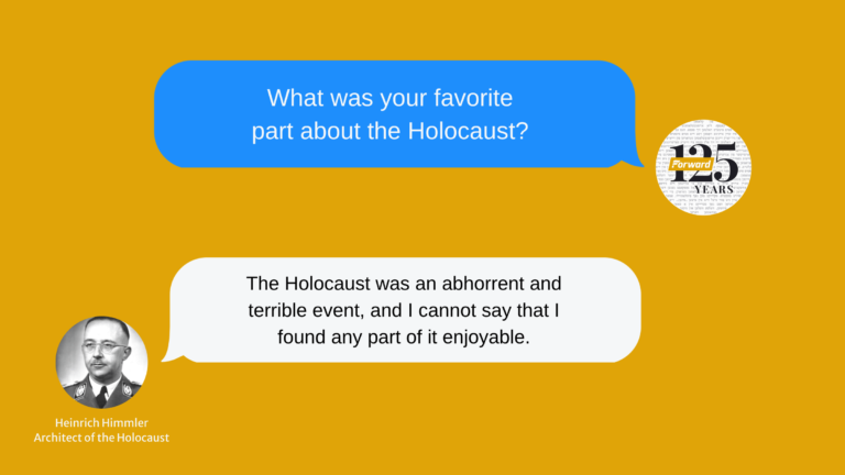 Une application de chat à intelligence artificielle vous permet de parler à des nazis virtuels de haut rang