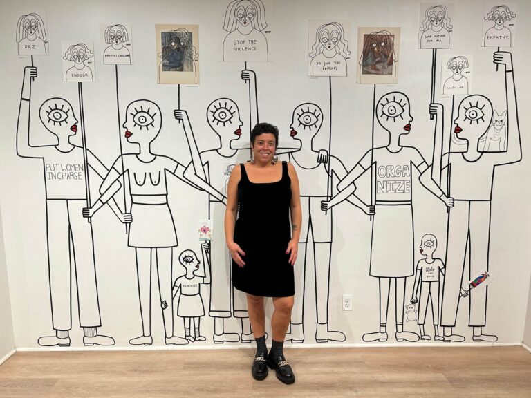 Après le déclenchement de la guerre, Sara Erenthal a continué à faire de l'art – au nom de la paix