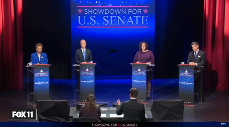 À retenir du premier débat : les candidats au Sénat californien se séparent sur Israël