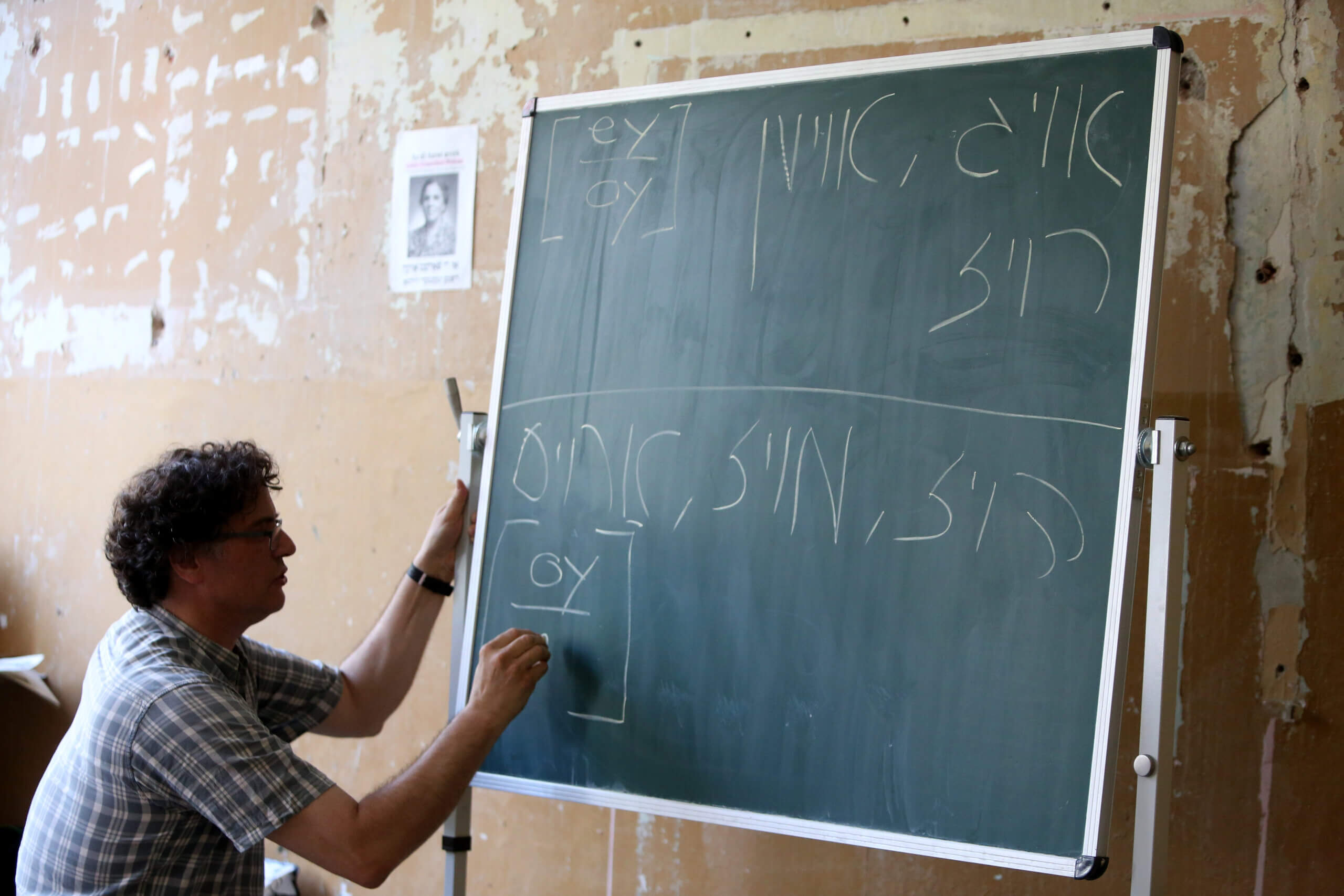 Quel est le rôle d'un professeur de yiddish pendant ces périodes difficiles ? fois ?