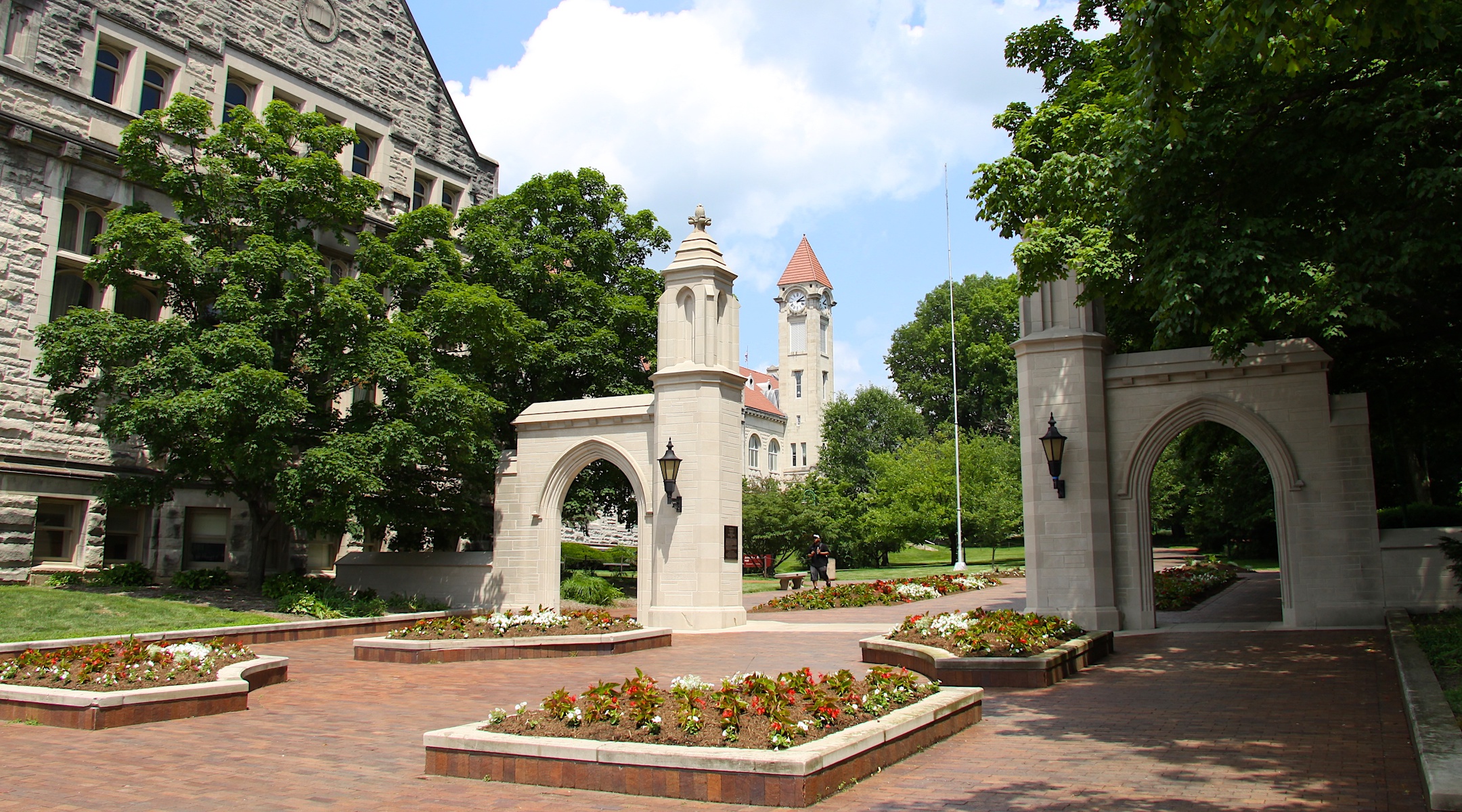 L'extérieur du campus de l'Université d'Indiana à Bloomington
