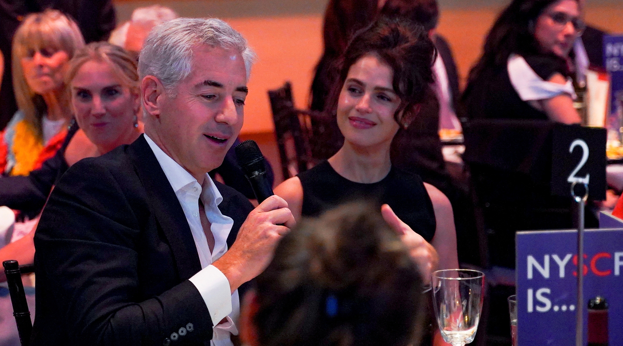 Bill Ackman, à gauche, et Neri Oxman