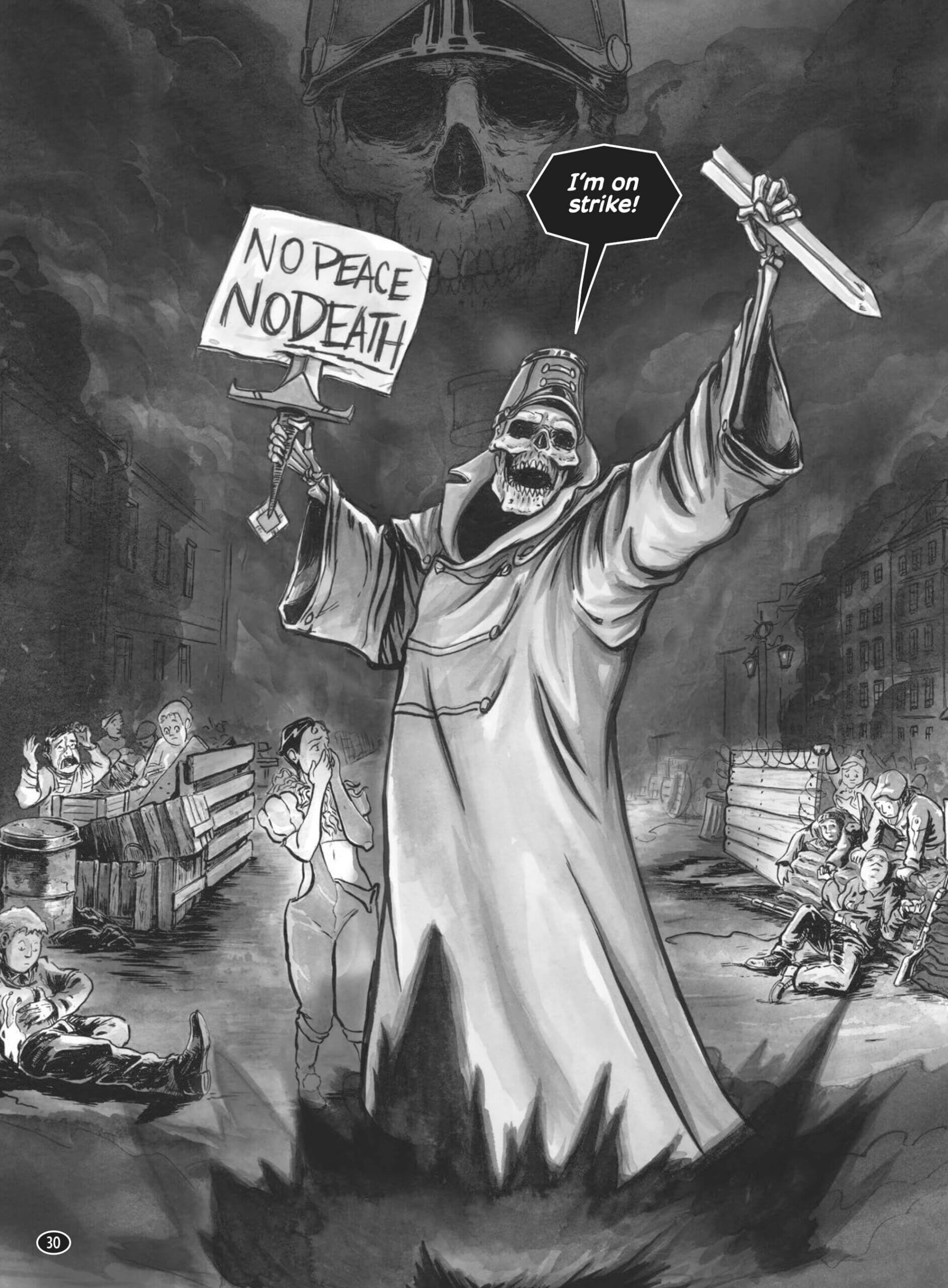 En 1943, un opéra est composé dans un camp de concentration.  Maintenant, c'est un roman graphique