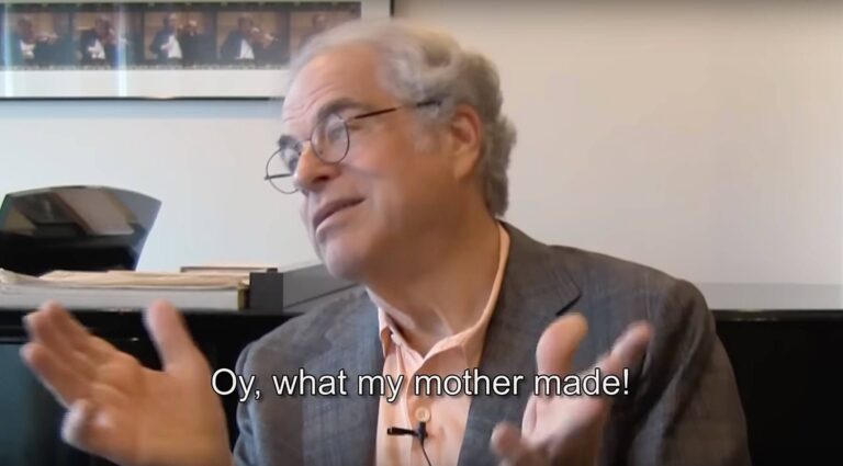 VIDÉO : Le violoniste Itzhak Perlman nous raconte ses recettes préférées de Pâque.  Alors voyez-nous les fabriquer.