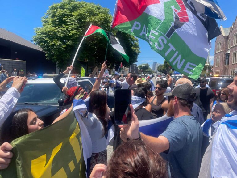 En quoi consistait réellement la manifestation pro-palestinienne à la synagogue de Los Angeles