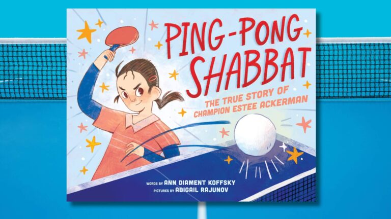 Elle était la Sandy Koufax du ping-pong. Elle est désormais la star d'un livre pour enfants. Un message de notre PDG et éditrice Rachel Fishman Feddersen