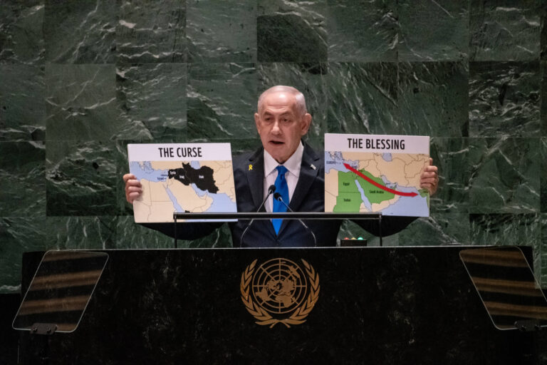 Netanyahu a lancé le feu et le soufre à l’ONU – mais qui essayait-il d’impressionner ? Un message de notre PDG et éditrice Rachel Fishman Feddersen