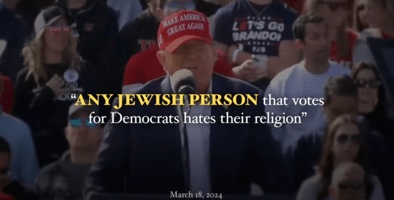 Une nouvelle publicité des Démocrates juifs compare Trump à Hitler Un message de notre PDG et éditrice Rachel Fishman Feddersen