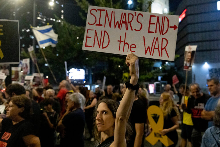 Et si Sinwar était sorti les mains levées ? Un message de notre PDG et éditrice Rachel Fishman Feddersen