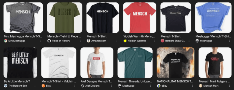 Regard vers l'avenirUn vrai mensch porterait-il un t-shirt « mensch » ? Un message de notre PDG et éditrice Rachel Fishman Feddersen