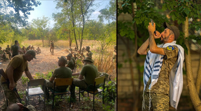 Shofars soufflés le long des lignes de front ukrainiennes dans le cadre de l'initiative de Roch Hachana pour les soldats Un message de notre PDG et éditrice Rachel Fishman Feddersen