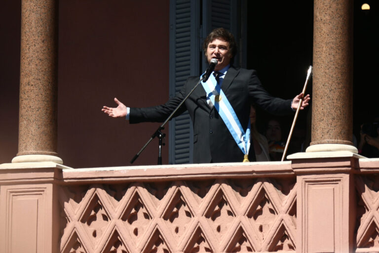 L'Argentin Javier Milei compare le ministre juif des Affaires étrangères à Abraham le patriarche lors de la cérémonie d'investiture. Un message de notre PDG et éditrice Rachel Fishman Feddersen