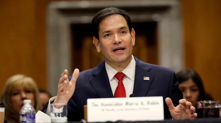 Rubio, lors d'une audience de confirmation très intense en Israël, a déclaré que les États-Unis devraient révoquer les visas pour « un partisan du Hamas ». Un message de notre éditrice et PDG Rachel Fishman Feddersen