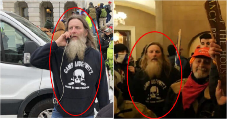 Il y a quatre ans, il a pris d’assaut le Capitole vêtu d’un sweat-shirt du Camp Auschwitz. Où est-il maintenant ? Un message de notre éditrice et PDG Rachel Fishman Feddersen