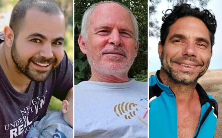 Keith Siegel, Yarden Bibas, Ofer Kalderon qui devrait sortir samedi de Gaza, un message de notre éditeur et PDG Rachel Fishman Feddersen