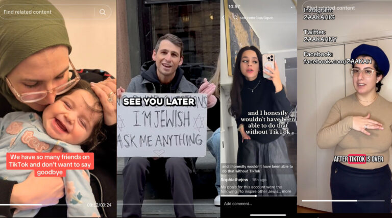 « Shalom, amis » : les Juifs sur TikTok se préparent à une éventuelle interdiction de l'application après la décision de la Cour suprême Un message de notre éditrice et PDG Rachel Fishman Feddersen
