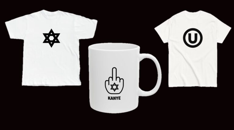 La chemise Swastika de Kanye inspire une vague de spin-offs juifs provocants un message de notre éditeur et PDG Rachel Fishman Feddersen