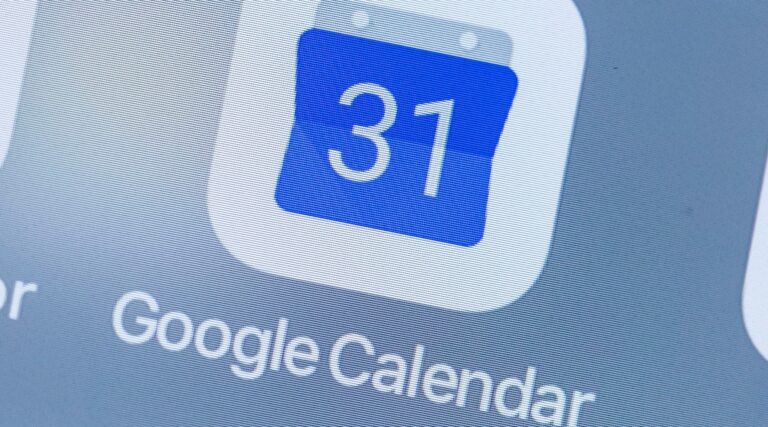 Le calendrier Google ne montre plus
