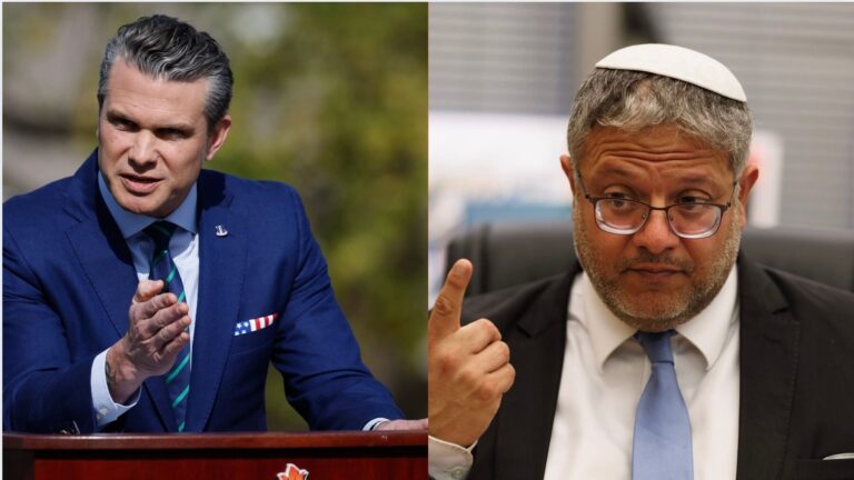 Non, Pete Hegseth et Itamar Ben-Gvir ne se ressemblent pas - mais c'est là que les différences se terminent que l'avant est libre de lire, mais ce n'est pas libre de produire