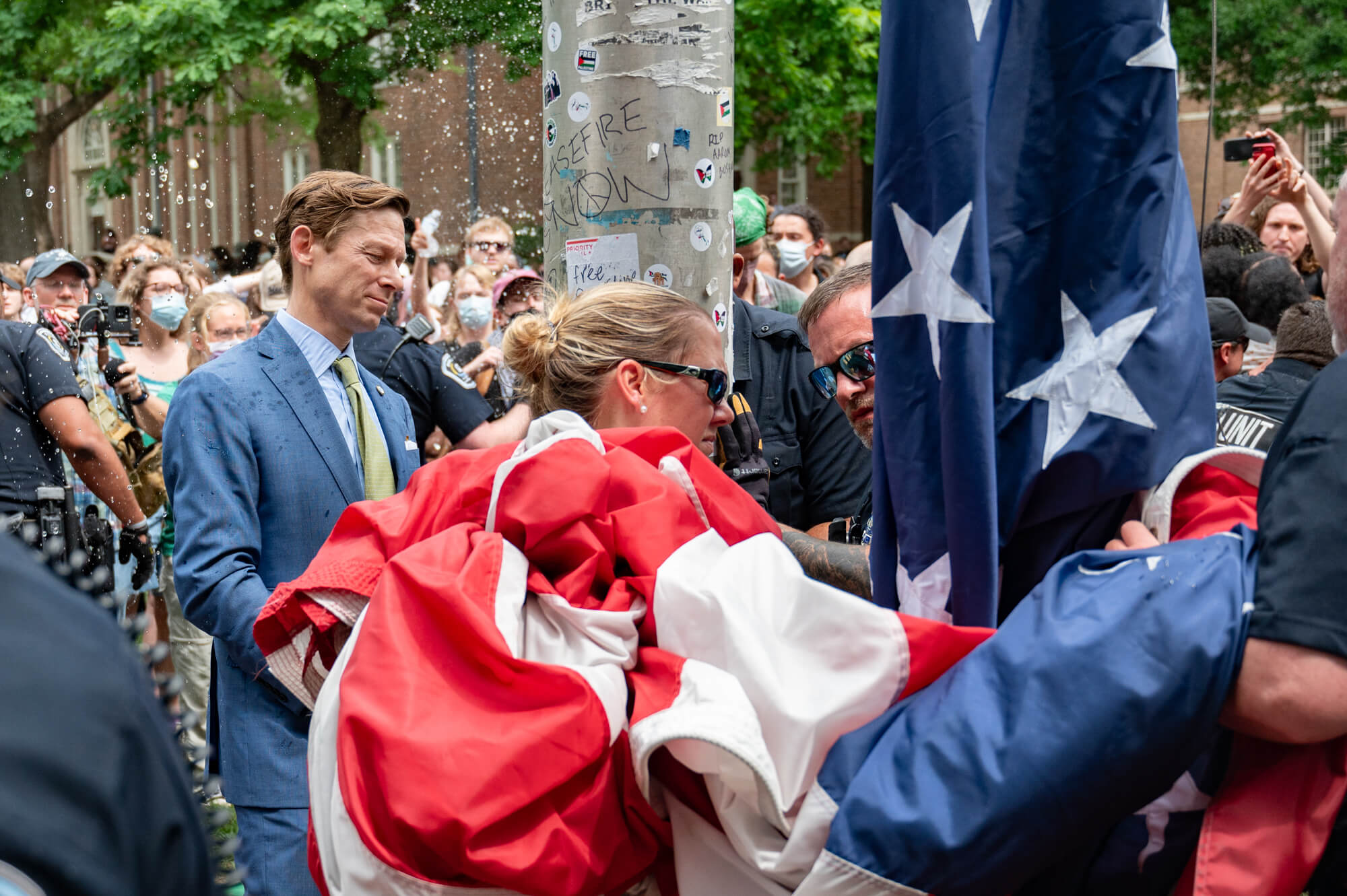 'USA! USA! ': Que se passe-t-il lorsque des étudiants conservateurs se joignent aux juifs pro-israéliens