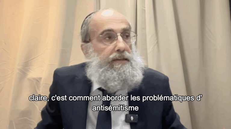 La police française a détenu le Palestinien qui aurait frappé le rabbin avec une chaise
