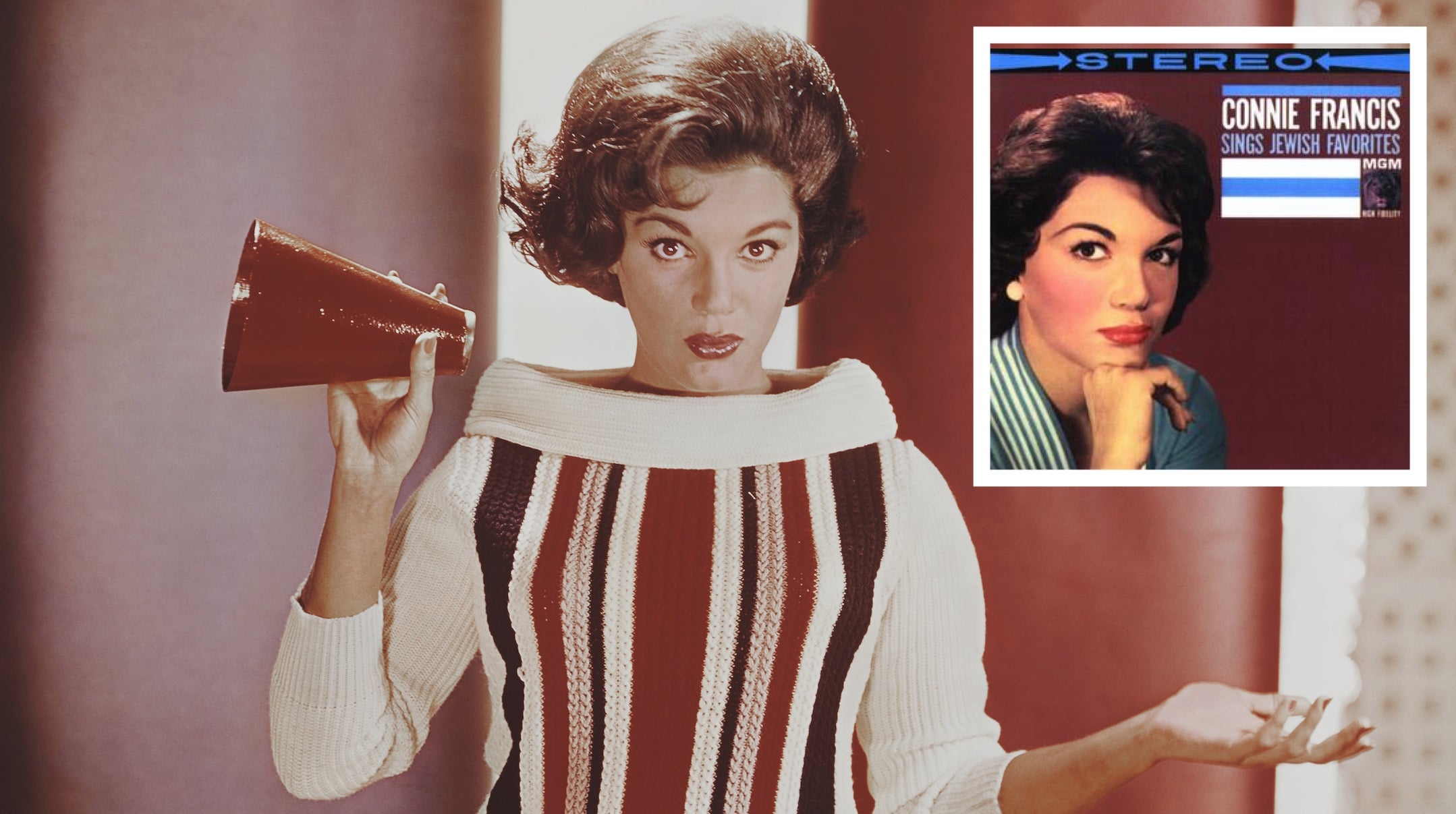 Connie Francis, star du 20e siècle, a devenu la sensation de Tiktok, a enregistré un album de chansons juives en 1960