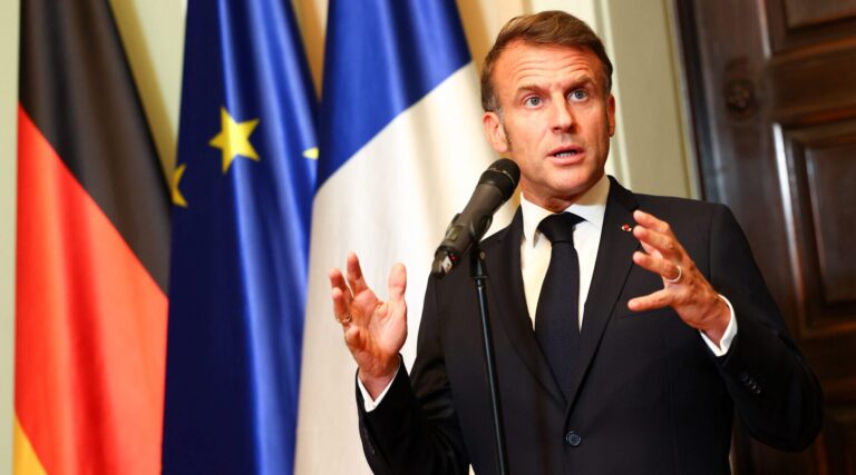 La France reconnaîtra unilatéralement un État palestinien cet automne, explique Emmanuel Macron