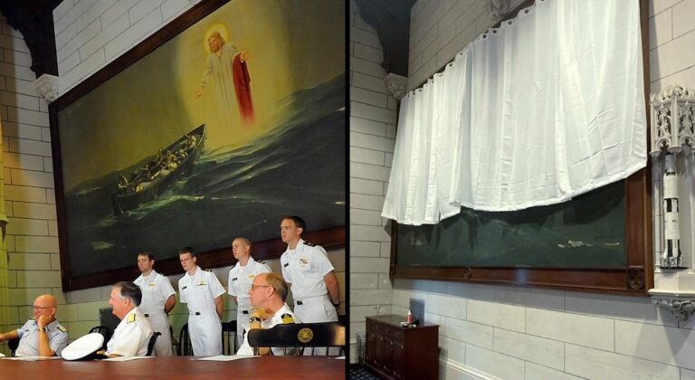 Le secrétaire aux Transports a grillé pour la décision de Rehang Jesus peinture à la marchand Marine Academy
