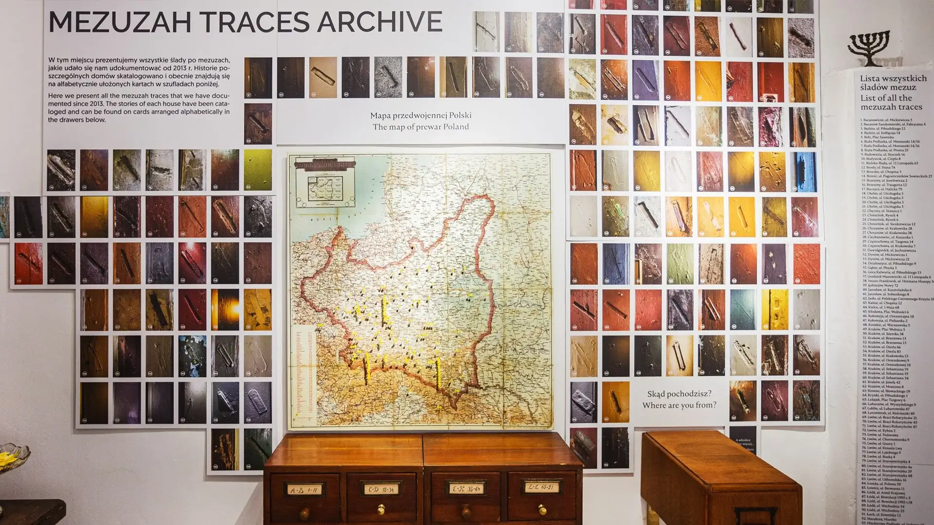 Dans un musée premier de son genre, les mezuzahs gardent les souvenirs de la Pologne d'avant-guerre vivante