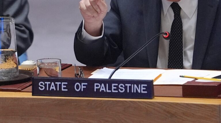 L'affaire sioniste pour l'État palestinien