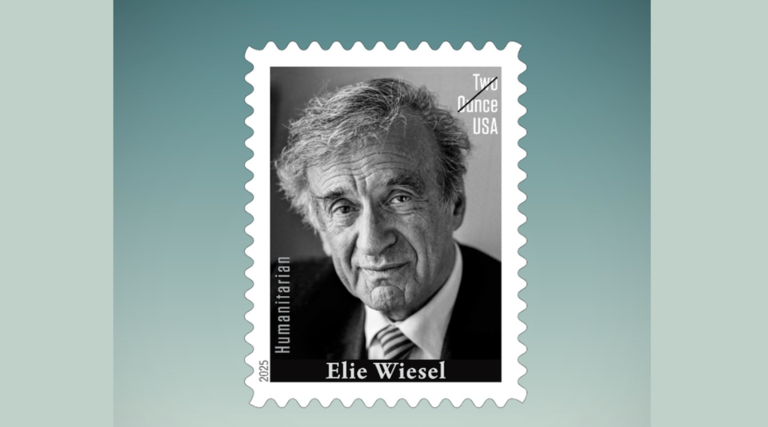 Nouveau tampon de service postal américain Honours survivante de l'Holocauste et humanitaire Elie Wiesel