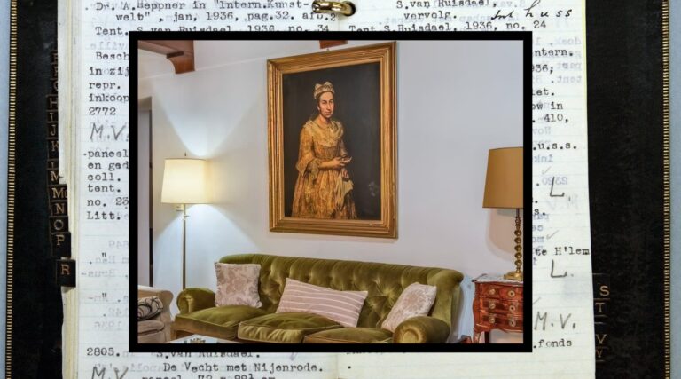 Repéré dans l'annonce immobilière d'une fille nazie: une peinture pillée d'un célèbre marchand d'art juif