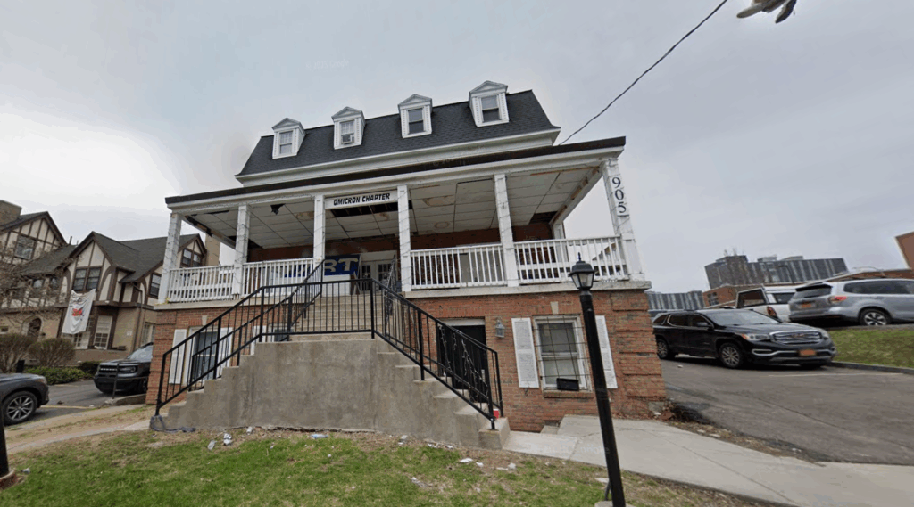 The Zeta Beta Tau fraternity house at Syracuse University.