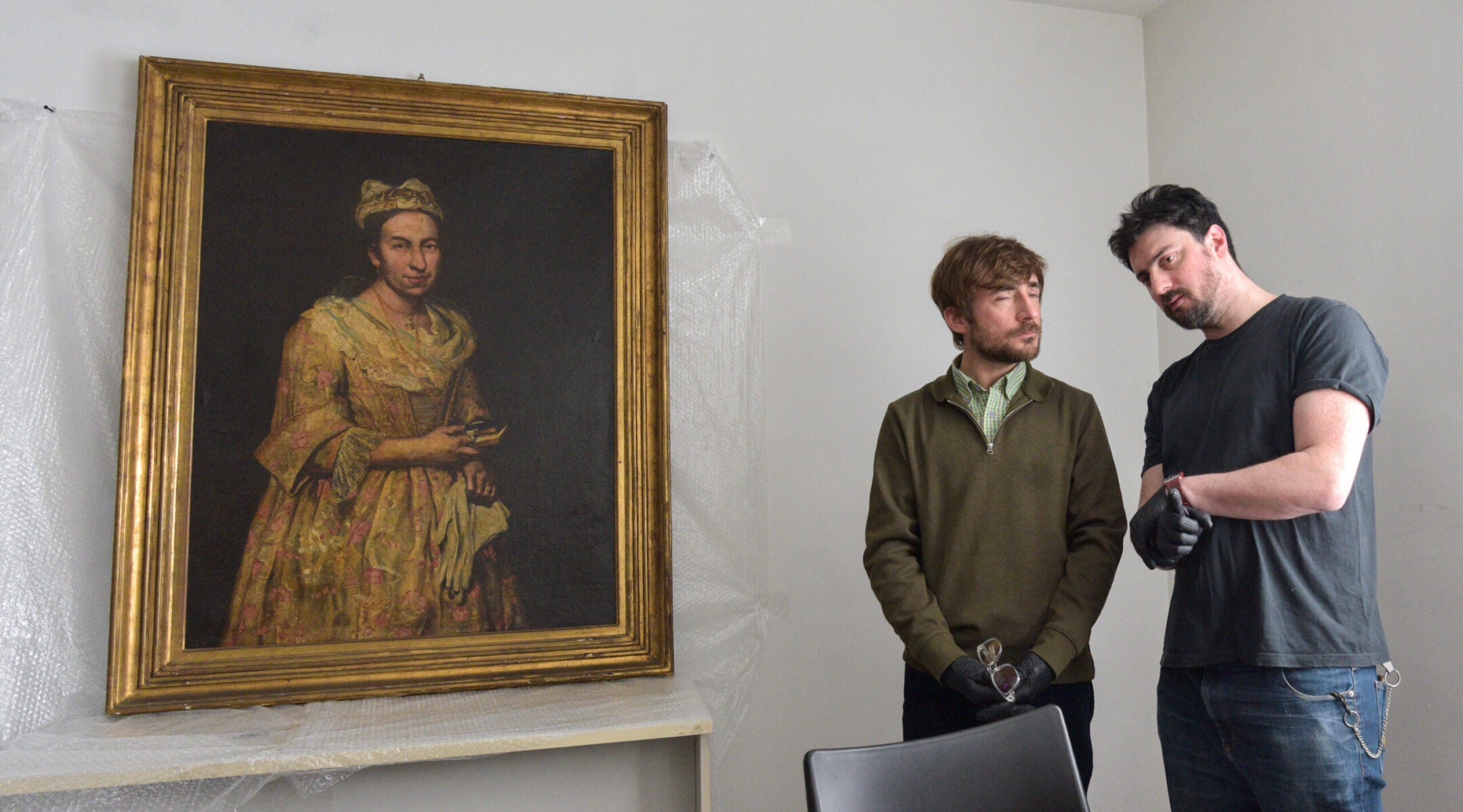 La peinture pillée qui a été repérée dans l'annonce immobilière de la fille nazie a été récupérée par la police argentine