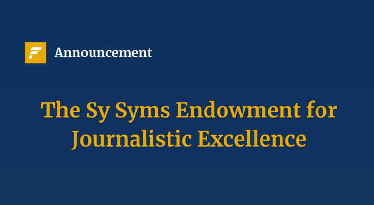 The Forward annonce le lancement de la dotation Sy Syms pour l'excellence journalistique